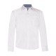Balti marškiniai ilgomis rankovėmis NORMAL 164-180 d.